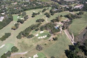 Valley Club Of Montecito 8th Green Aerial
